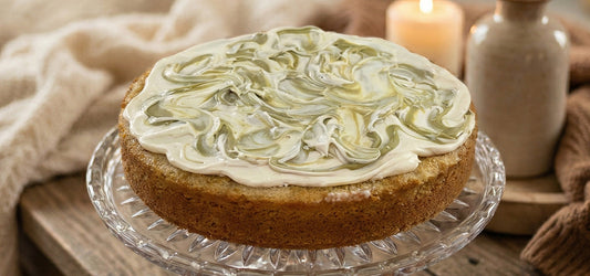 Pastel de Pistella, mascarpone y fresa